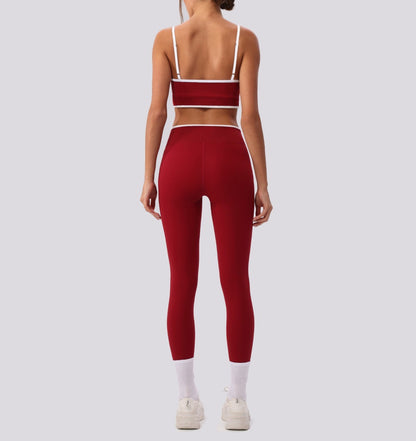two tone workout leggings women