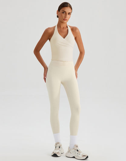 beige halter tank for everyday wear