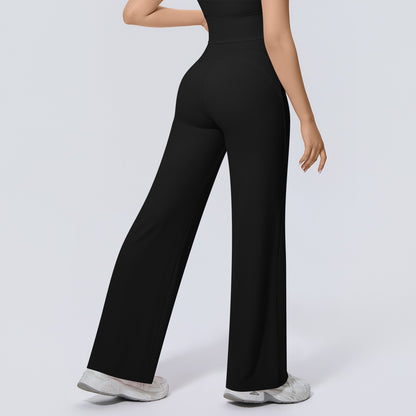 black versatile workout pants for women