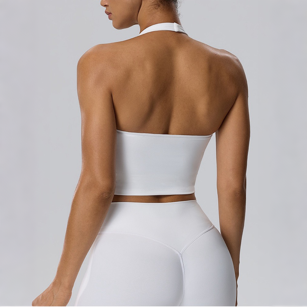 white halter top