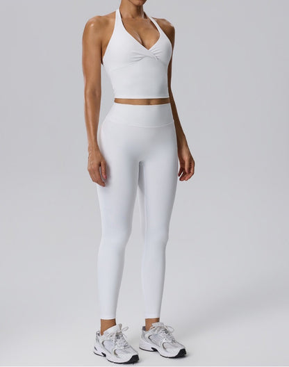 white workout top