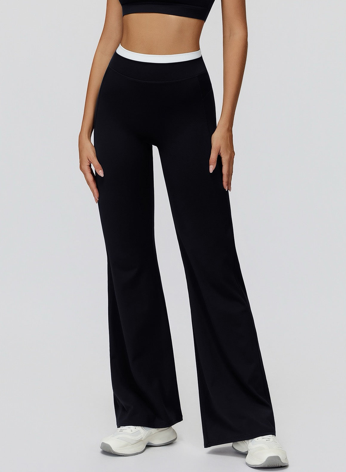 wide leg gym pants women