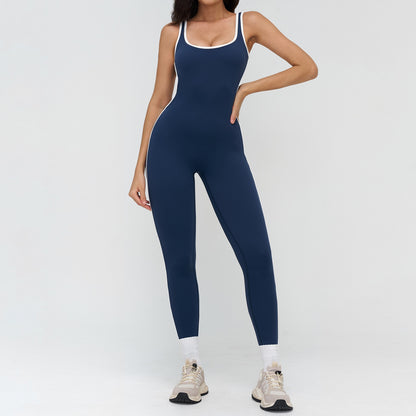 women activewear jumpsuit blue color