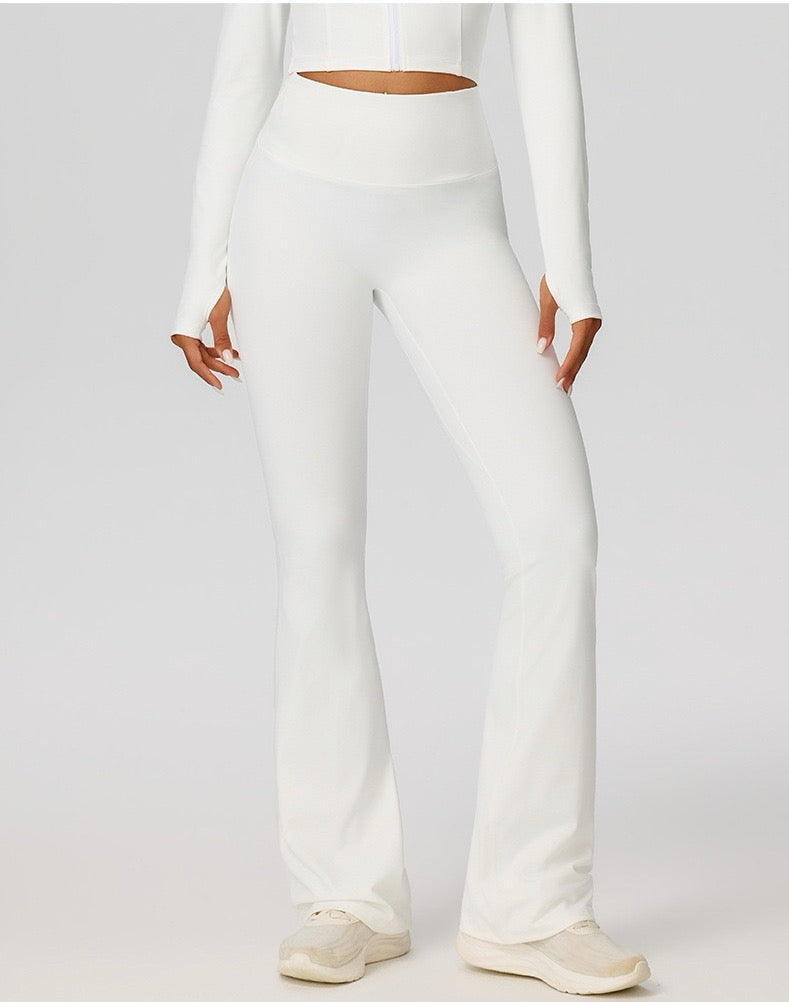 women fitness flare leggings outfit set