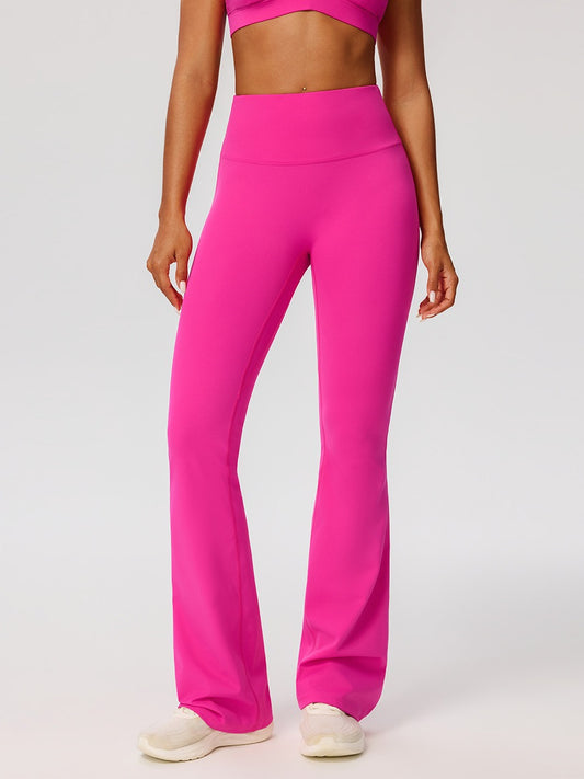 women flare leggings scrunch design