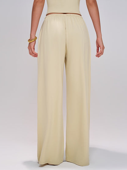 women flowy trousers casual