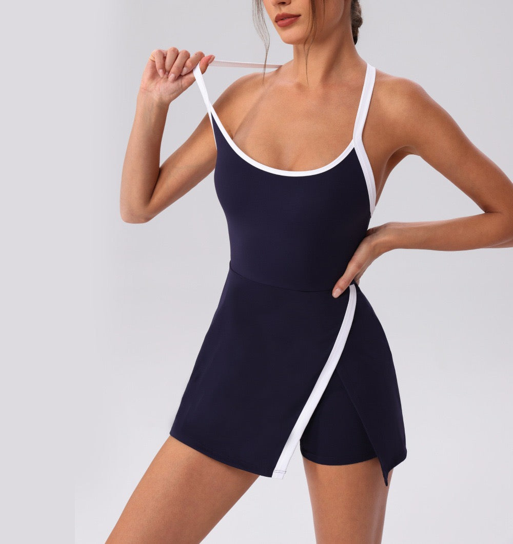 women_s activewear dress with shorts 