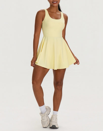 2-Piece Workout Dress with Shorts | Women’s Activewear Set