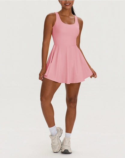 2-Piece Workout Dress with Shorts | Women’s Activewear Set