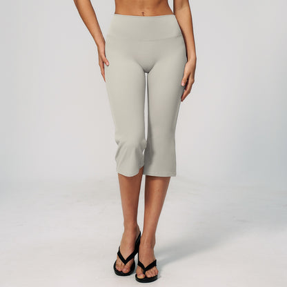 women's cropped flare leggings
