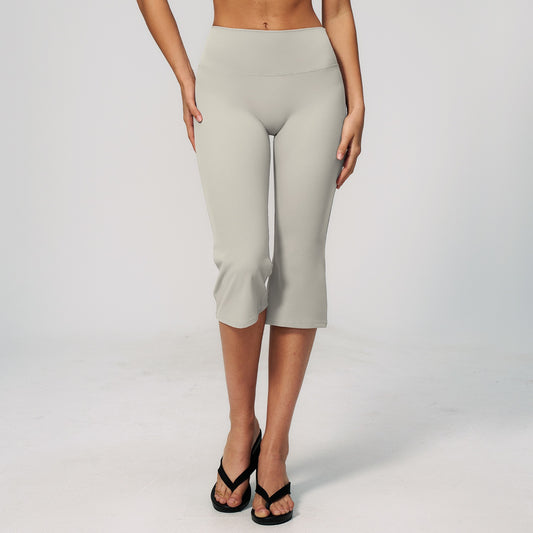 women's cropped flare leggings
