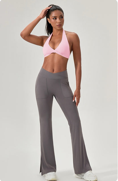 women’s fitness bra top pink