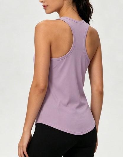 women’s fitness tank top purple