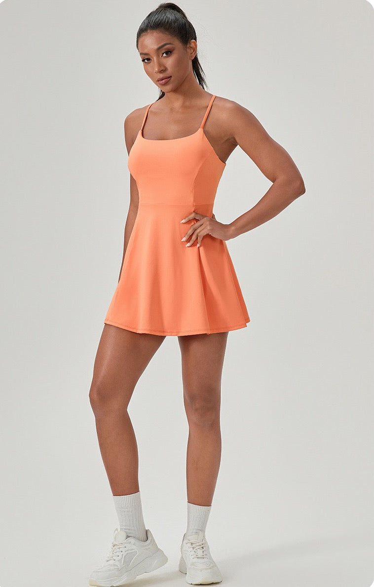 women's golf dress bright color