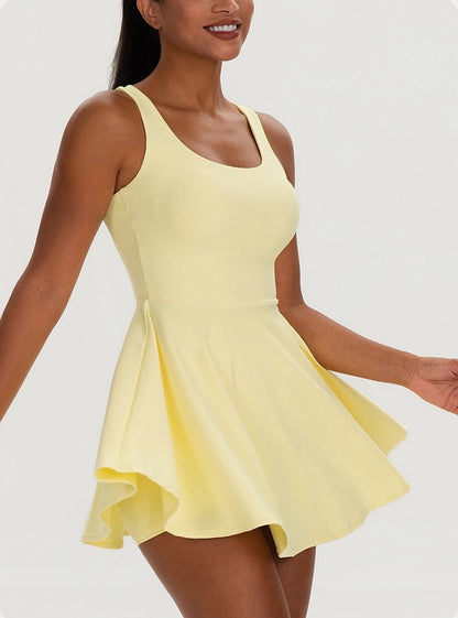 2-Piece Workout Dress with Shorts | Women’s Activewear Set