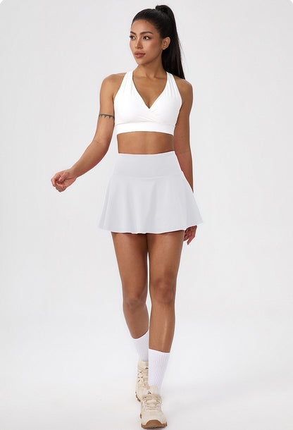 womens golf skort white colour
