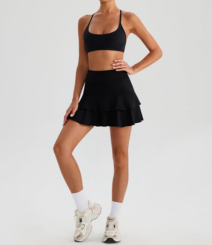 womens soft athletic bra black