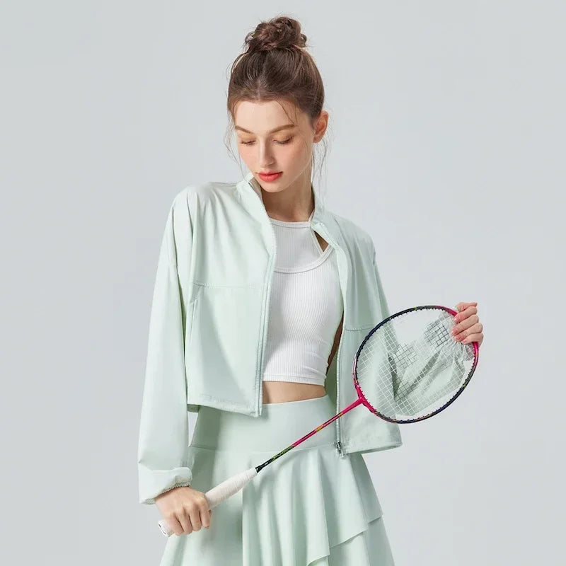 women's sports jacket with UV-protection