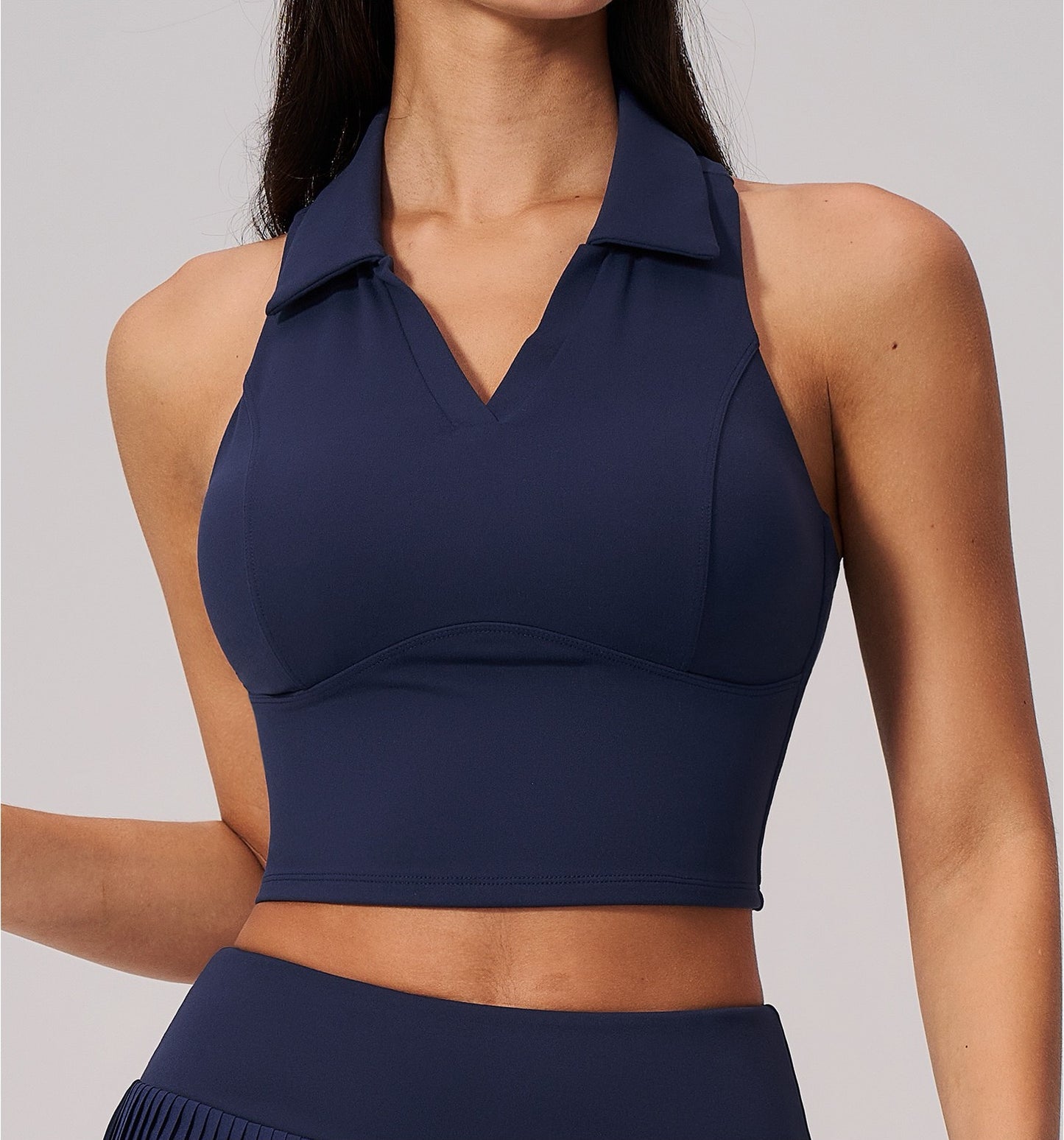 women's sports polo top