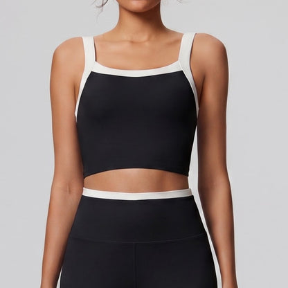 women's square neck crop top