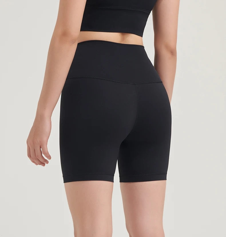 women's workout shorts in black