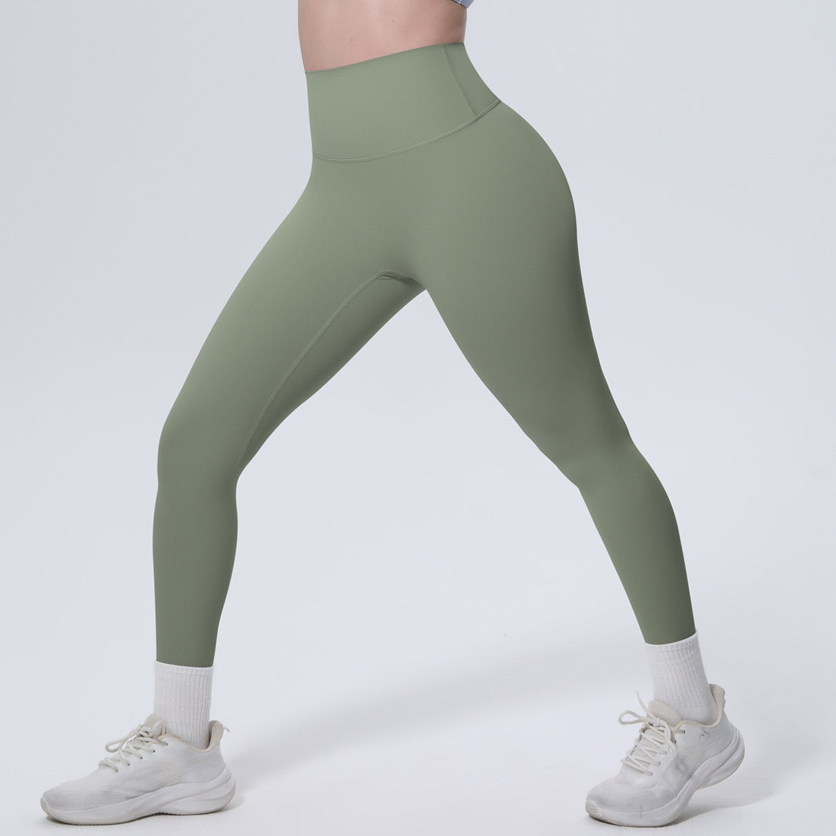 Black High Waist Workout Leggings – Squat Proof Gym Yoga Pants for Women