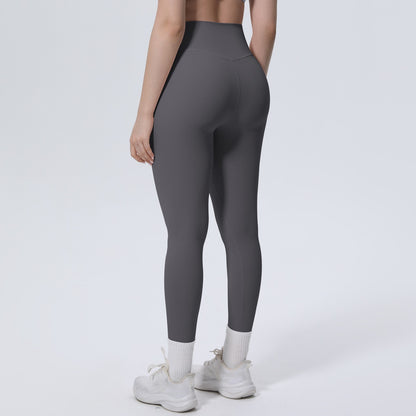 Black High Waist Workout Leggings – Squat Proof Gym Yoga Pants for Women