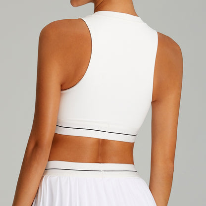 womens athletic crop tank