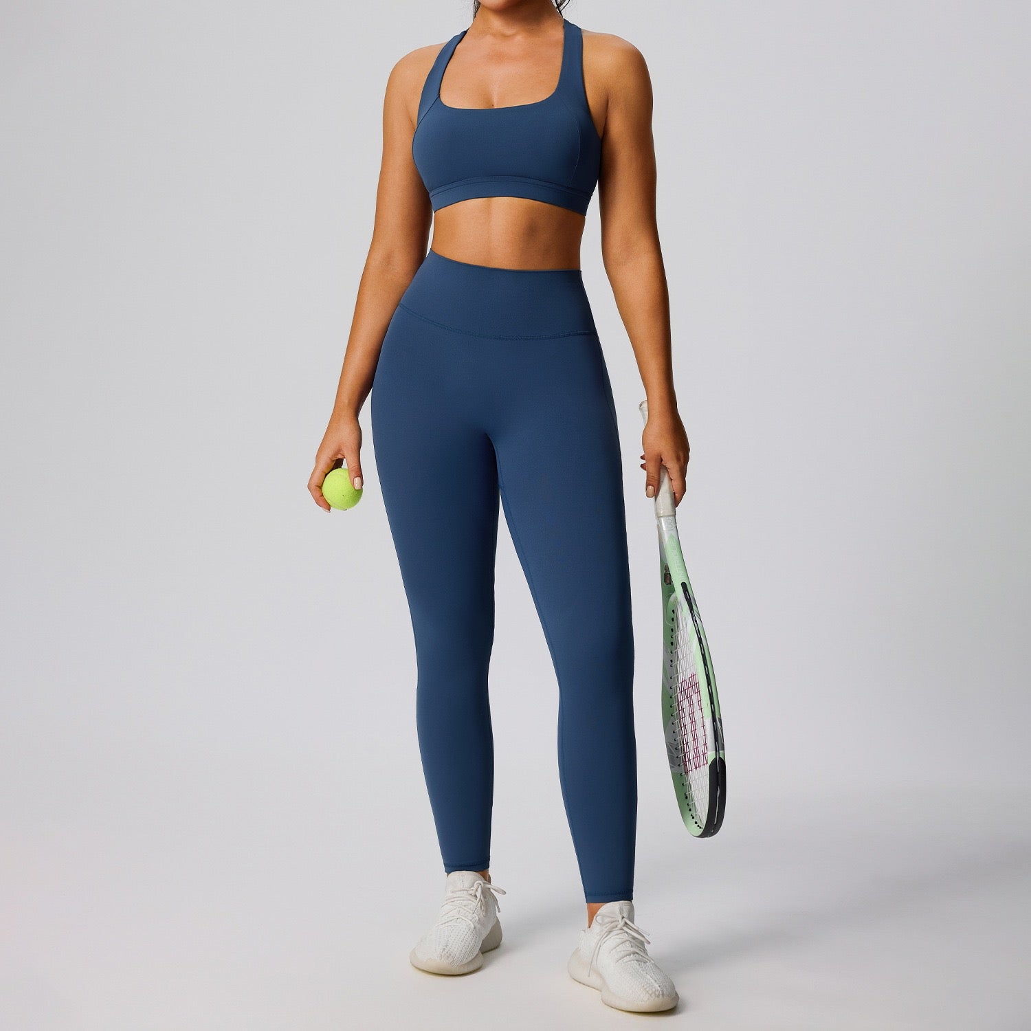 womens athletic leggings navy blue 