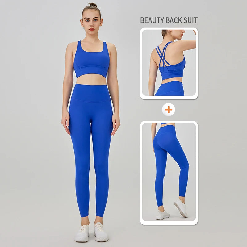 womens gym outfit matching set