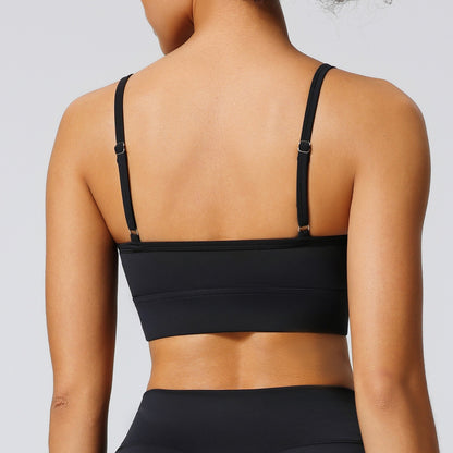 womens yoga bra with adjustable straps
