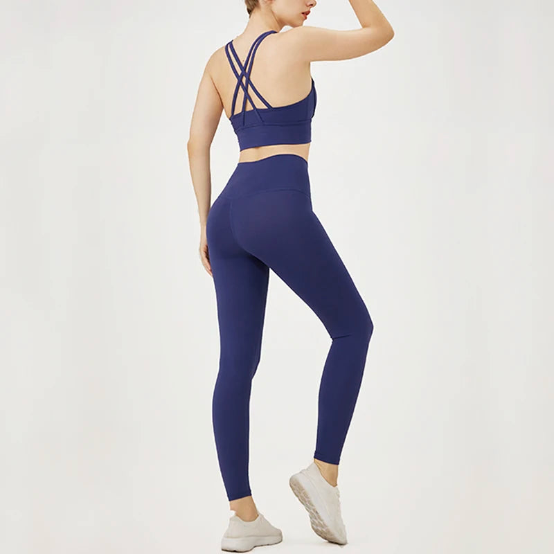 womens yoga matching outfit set