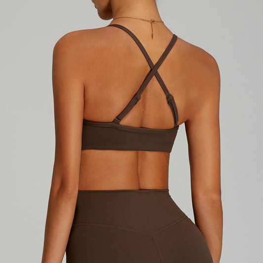workout bra with adjustable straps
