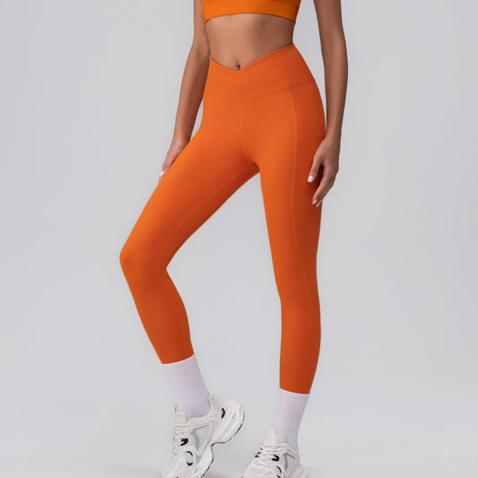 workout leggings with v waist