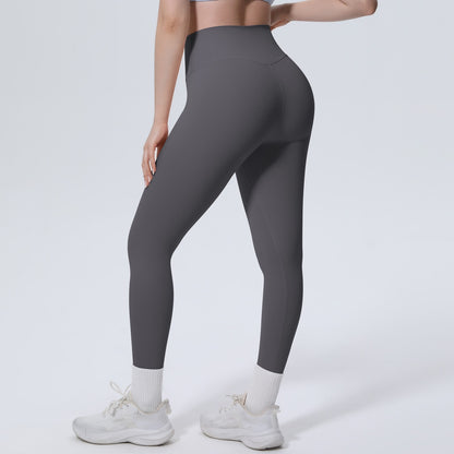 Black High Waist Workout Leggings – Squat Proof Gym Yoga Pants for Women