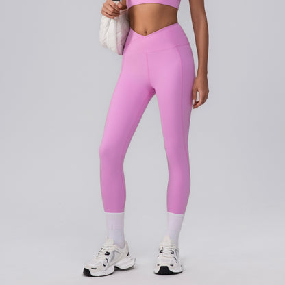pink yoga leggings 