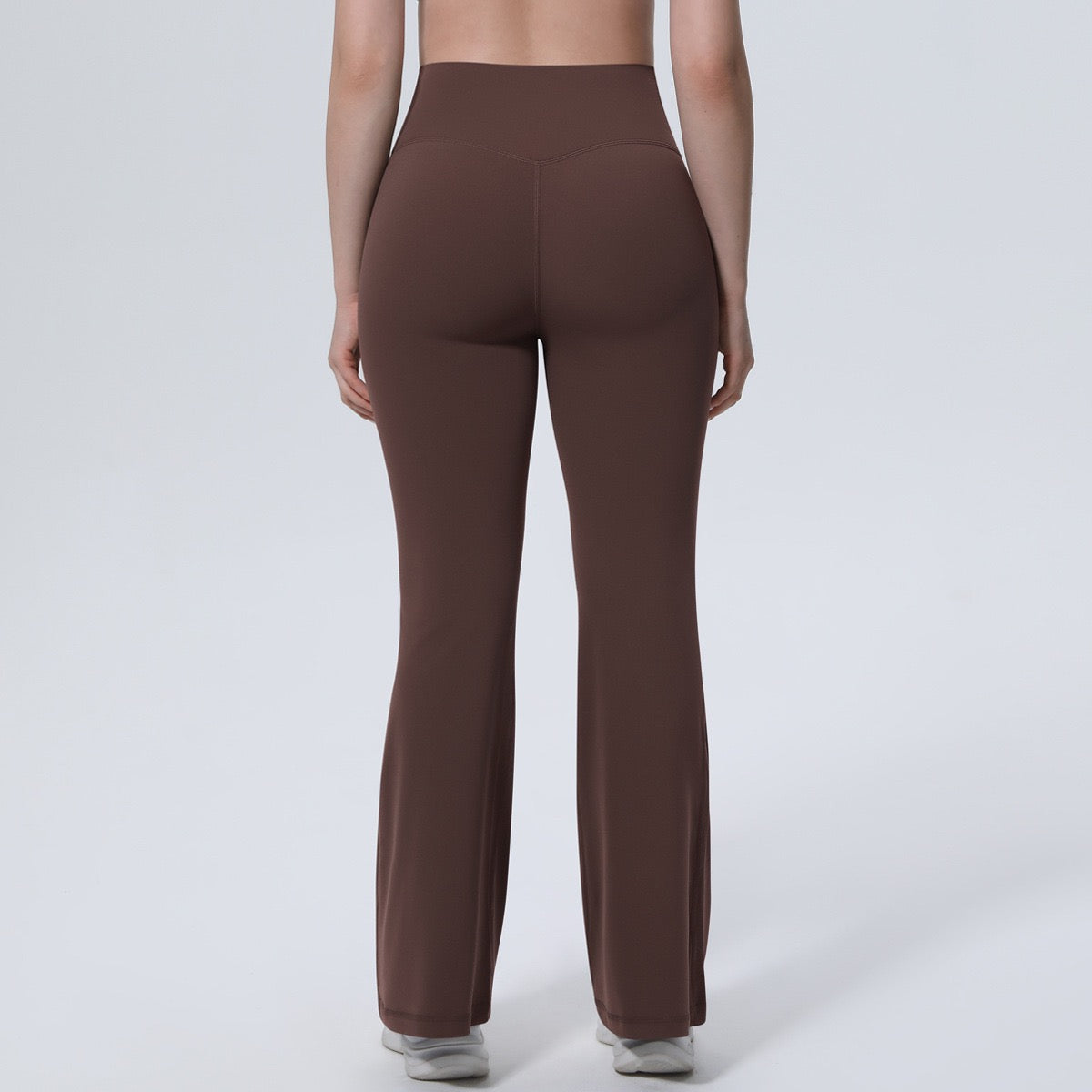 yoga pants flare leg sculpting waistband