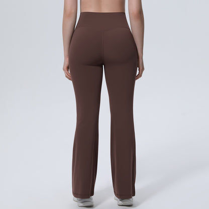 yoga pants flare leg sculpting waistband